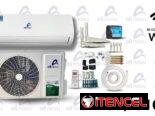 Splits de 1 tonelada de 110V y 220V con todos los accesorios listos para montar
