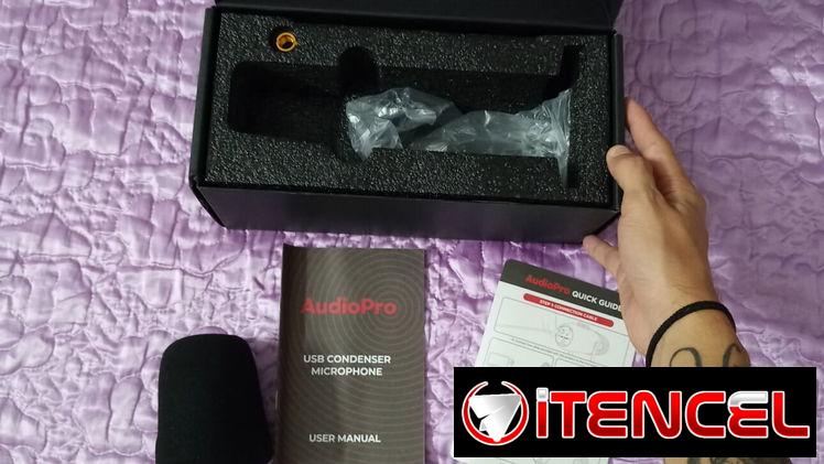 🎙️ Micrófono USB AudioPro — Nuevo  💰120 USD  Micrófono condensador USB tipo C en estado nuevo