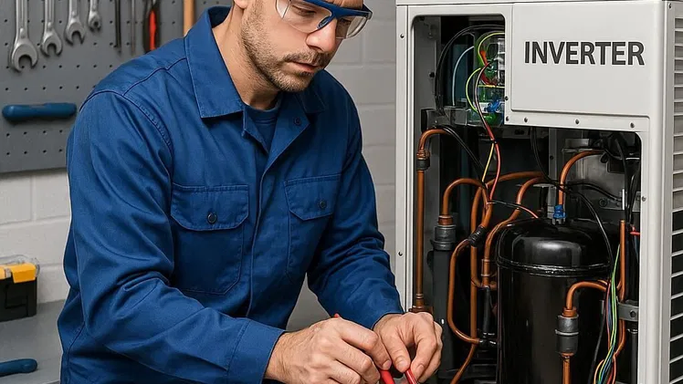 Técnico de refrigeración inverter