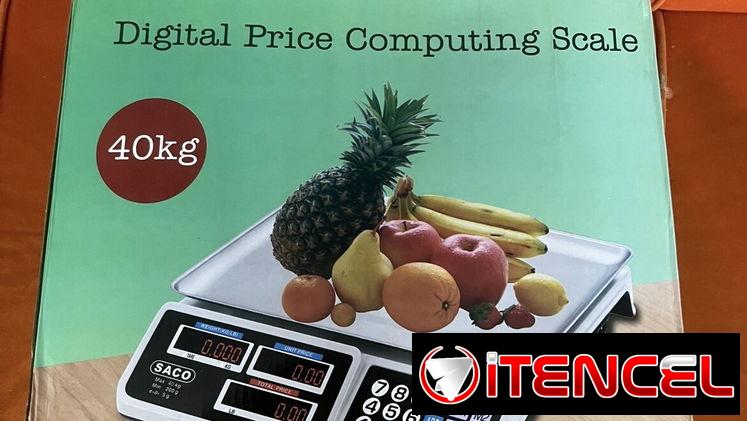 Pesa digital de 40kg (batería y corriente)