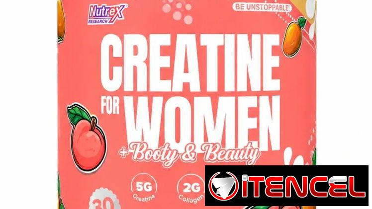 Creatina Nutrex para mujer.