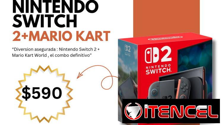 Nintendo Switch 2 + Mario Kart World  NUEVO SELLADO EN SU CAJA