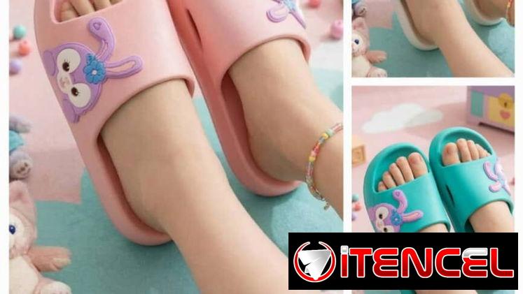 Chancletas de baño para niñas y niños