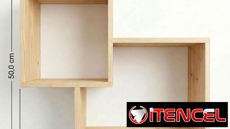 Estante de Pared Moderno Compacto