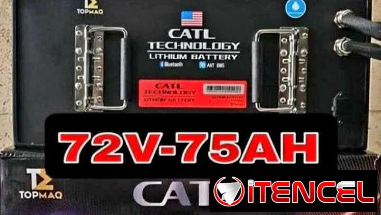 Batería TOPMAQ CATL 72V 75ah‼️ Las mas POTENTES del mercado, al mejor precio 🌟