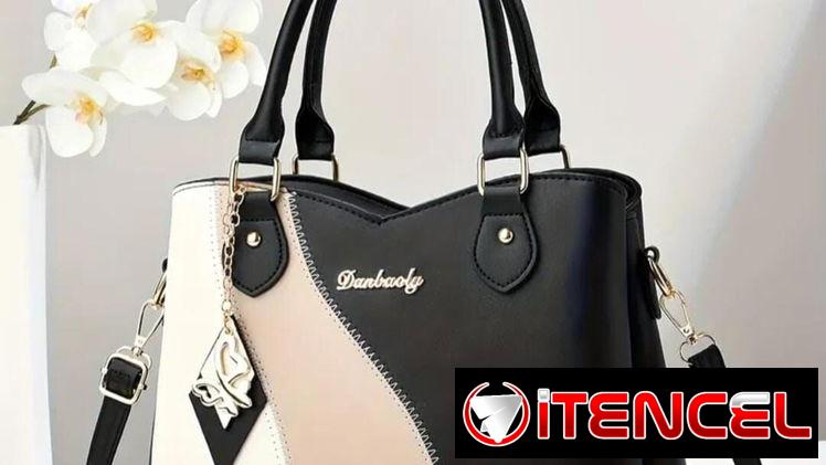 Elegante bolso y cartera para mujer