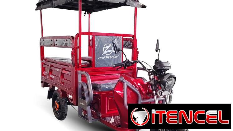 TRICLOS  ELÉCTRICOS CAIMAN 53  ⚙️ESPECIFICACIONES  • Dimensiones y Carga: •