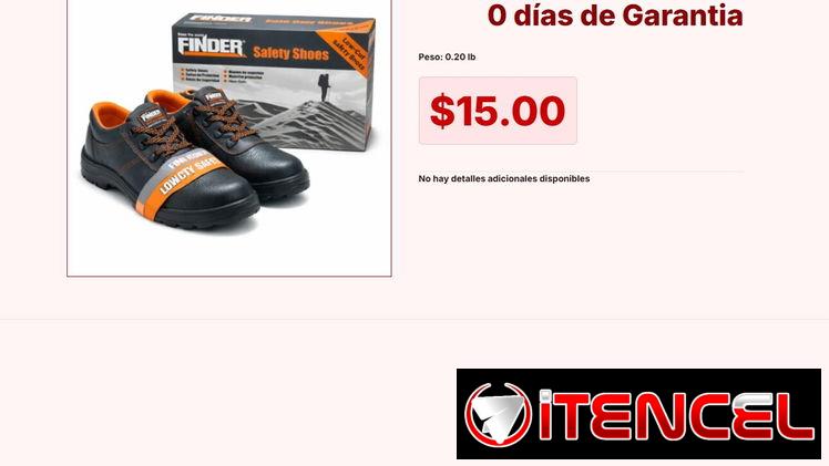 ZAPATO DE SEGURIDAD NO.41 VPT#-0345