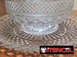 Se vende ponchera de cristal antiguo