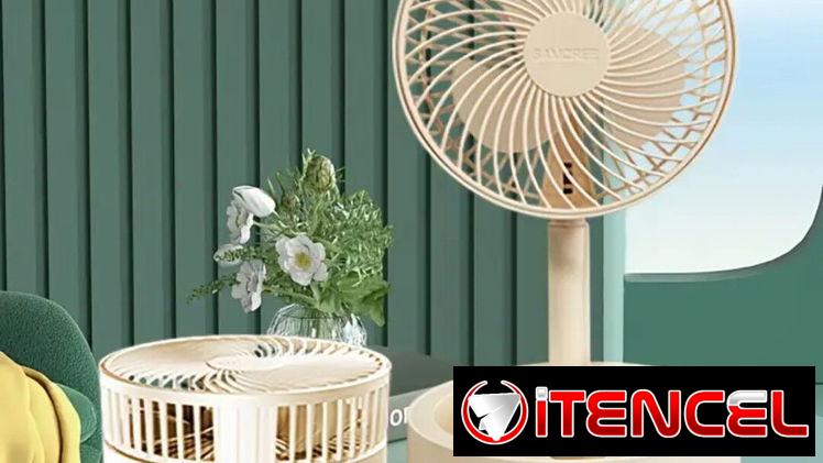Ventilador de escritorio portátil plegable