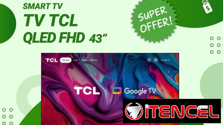 TV TCL QLED FHD 43 purgadas