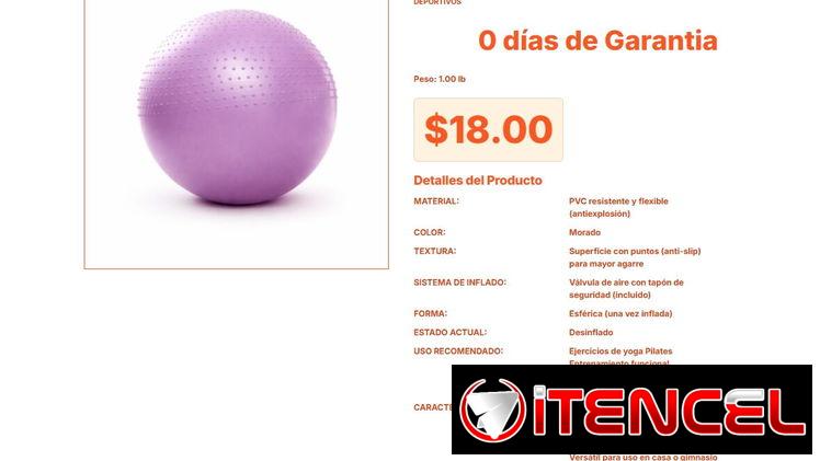 Balón de yoga inflable para el deportista exigente cubano hoy VPT#-0033