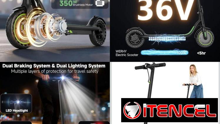 Independencia energética sobre ruedas! 🛴⚡Llegó el Scooter Eléctrico WERHY