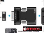 Adaptador HDMI-VGA (con audio)