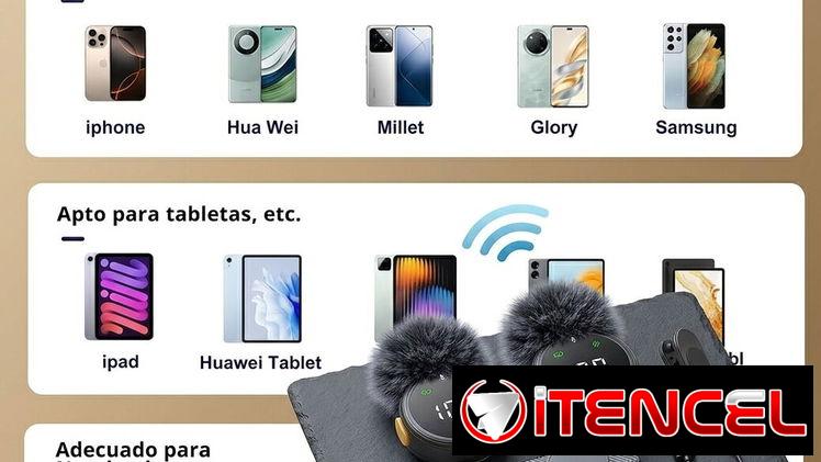 Nuevo set de micrófonos inalámbricos d solapa más tiempo, alcance y más calidad de sonido