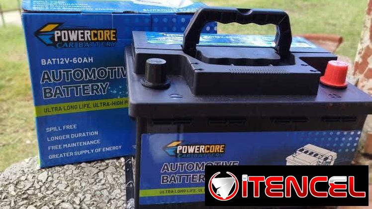 Baterías powercore 12v-60 amp y 12v-75 amp de ácido
