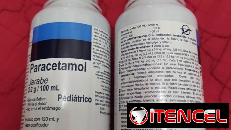 Paracetamol en suspensión infantil