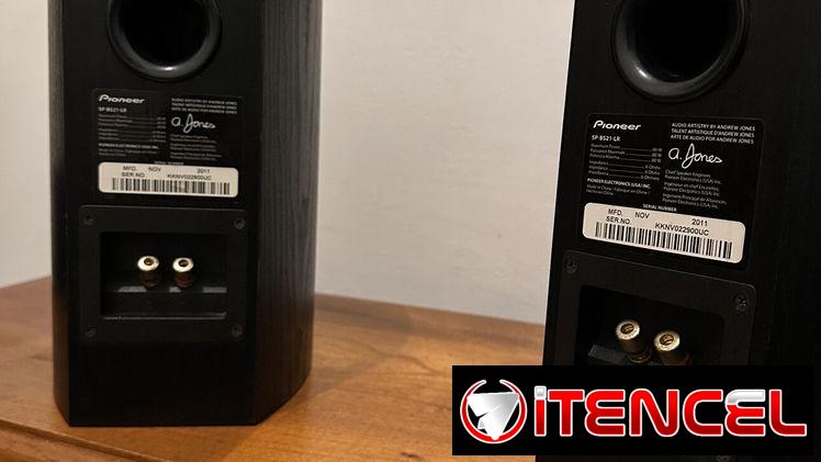 Bafles Pioneer 2 vías 80W Andre Jon , Calidad sonido .