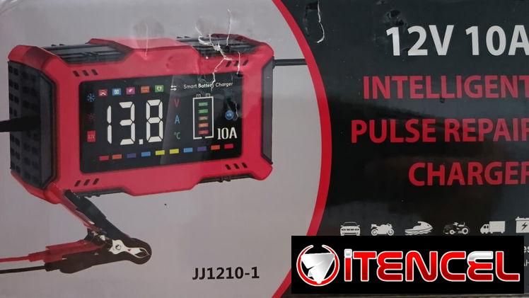 Cargador de batería inteligente 12v – 10A . Carga baterías desde 4ah – 180Ah. LiFePO4.  50 USD