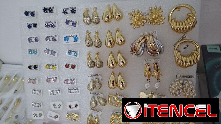 ARETES LAMINADO DE ORO 18K