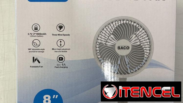 Ventilador recargable