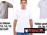 Pullóveres blancos cuello tipo polo TODAS las tallas