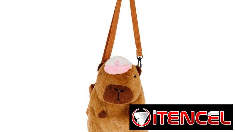 Mochila de peluche de Capibara