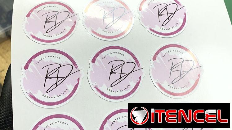 Pegatinas personalizadas.