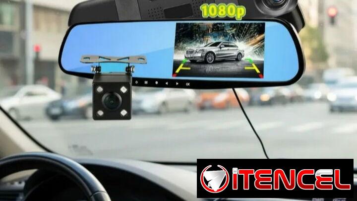 Retrovisor con cámaras frontal y traseras