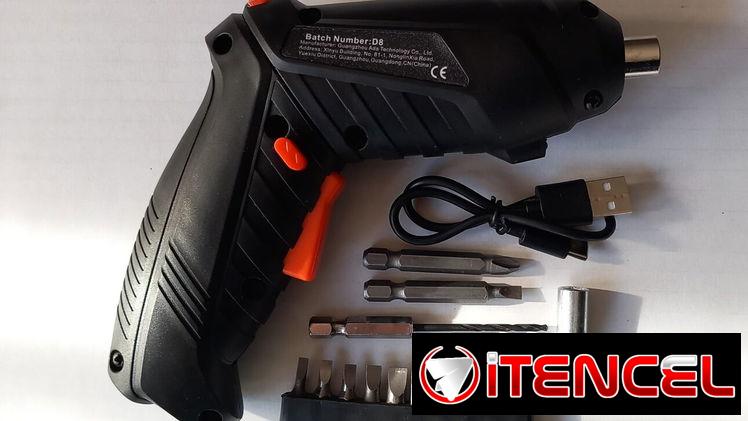 Mini atornilladora con led frontal