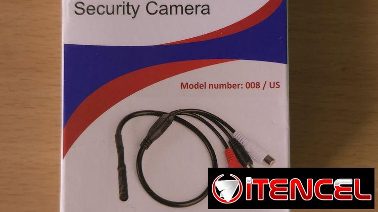 Micrófono de Alta Sensibilidad para Cámaras CCTV (008/US) – Grabación de Audio para Seguridad