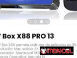 TV Box X88 PRO 13. Permite disfrutar de películas en 8K.
