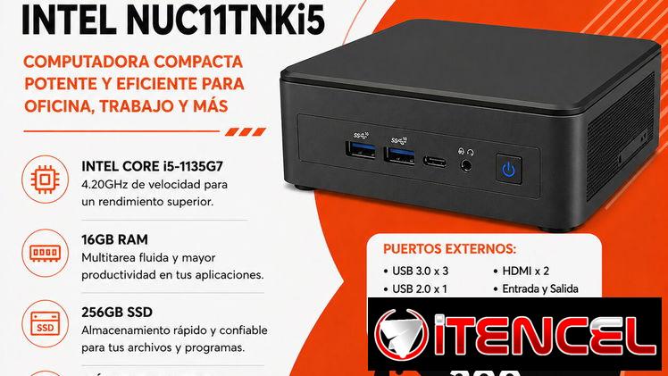 Mini PC Intel NUC11TNKi5 i5-1135G7 16GB 256GB SSD | Computadora Compacta en La Habana