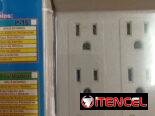 Supresor profesional P-16 para proteger los equipos electrónicos de altos Voltajes. 6 toma corriente y un toma p/teléfon