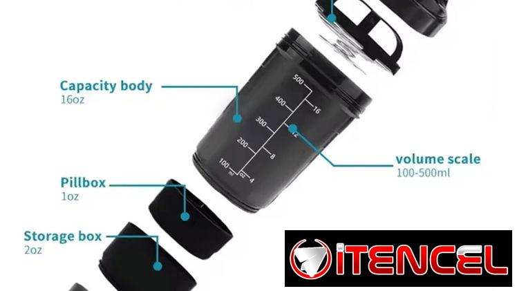 SHAKER O VASOS MEZCLADORES DESMONTABLES