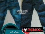 Abrigos, jeans y enguatadas excelente estado para varoncito 3 a 6 años
