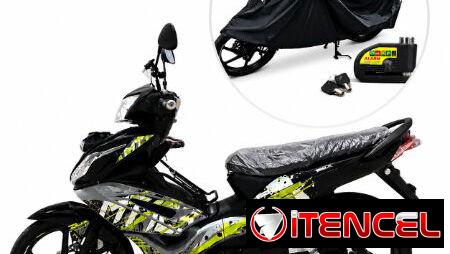 MOTO MT 125 CC + CANDADO CON ALARMA + CAPA PARA MOTOS