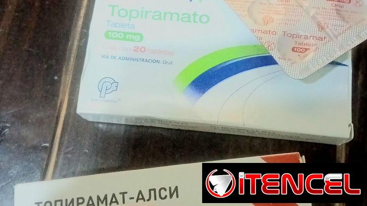 Topiramato 100mg 30Tab, Rusa, en 10 usd