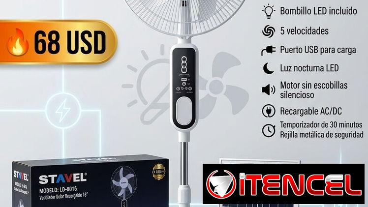 Ventilador Recargable Stavel