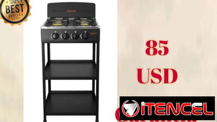 Cocina de gas con organizador