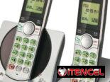 Teléfono Inalámbrico con 2 Auriculares