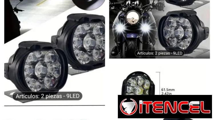 Par de neblineros 9 LED 12 v