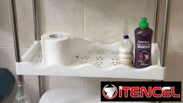 Organizadores de baño y juego de alfombras para baño