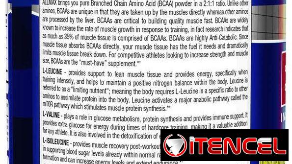 🛒✔ Amino ALLMAX BCAA 2:1:1 80 servicios  *Precio 25$*  #amino #gym #musculo