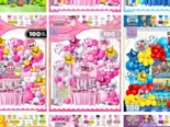 🎈Sets decorativos temáticos de 100 piezas 🎈