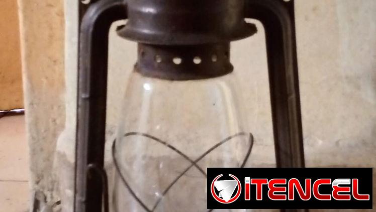 Farol, Cenicero de murano y Sacapuntas antiguo.