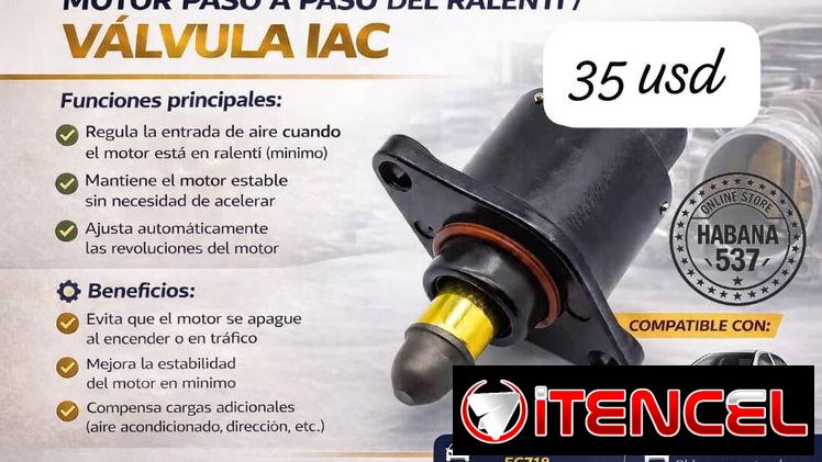 Valvula IAC para autos, alarma para motor