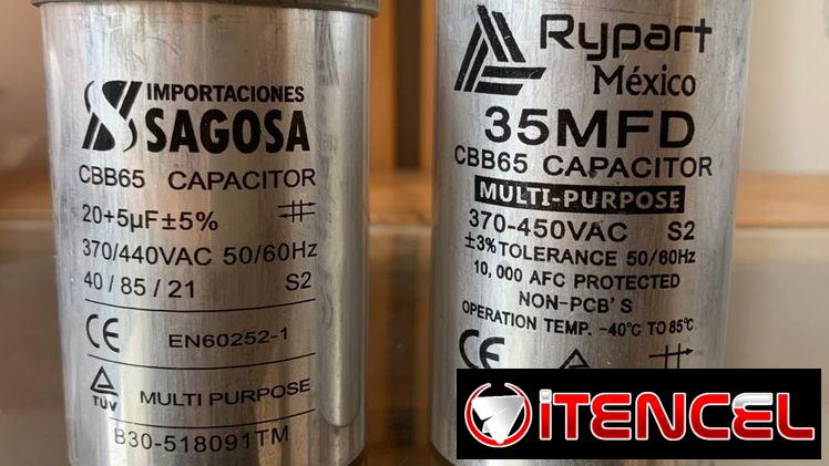 PIEZAS DE SPLIT Y REFRIGERACION: CAPACITOR, TERMICO,RELAY,RODAMIENTOS