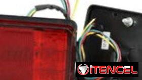 pareja de luces traseras led para trailler o remolques ,autos  medidas 12 cm horizontal 10 cm contactar solo por wassat