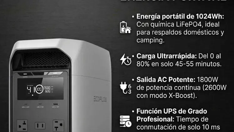 Ecoflow Delta 3 (incluye Delta 3 Classic, Delta 3 1500, Delta 3 Pro, Delta 3 Plus, Delta 3 Max, Delta 3 Ultra)